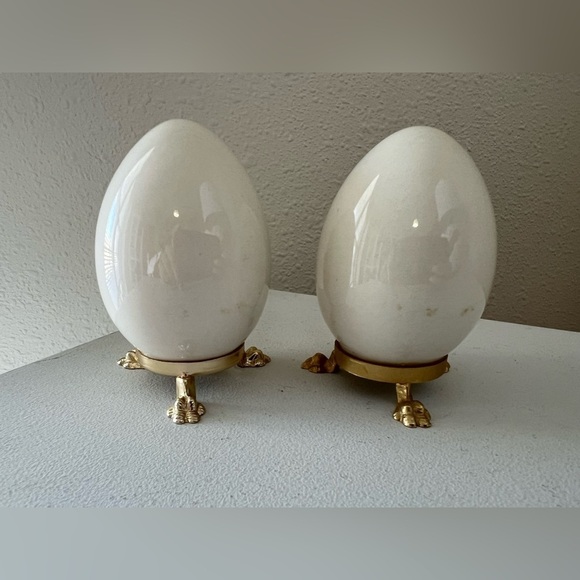 Goebel West Germany | Lot Of 2 Egg Figurines | 1978 And 1980 | Chick And Bunny - Picture 2 of 7